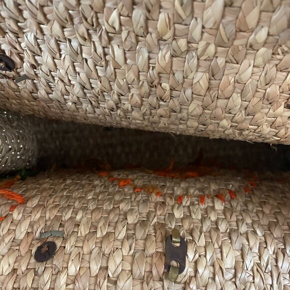 Vintage Straw Embroidered Bag - Picture 10 of 10